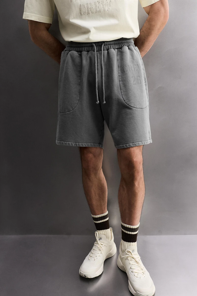 WASHED TRAINING JOGGER SHORTS