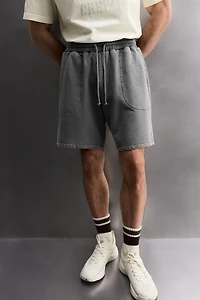 WASHED TRAINING JOGGER SHORTS