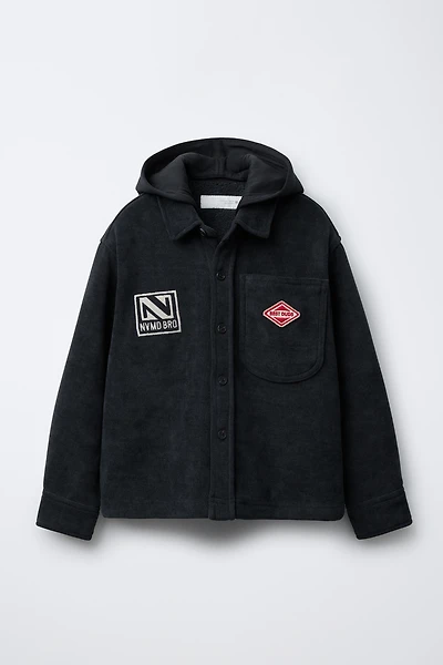 COMFORT FLEECE CORDUROY OVERSHIRT