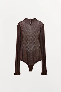 COMBINATION KNIT BODYSUIT