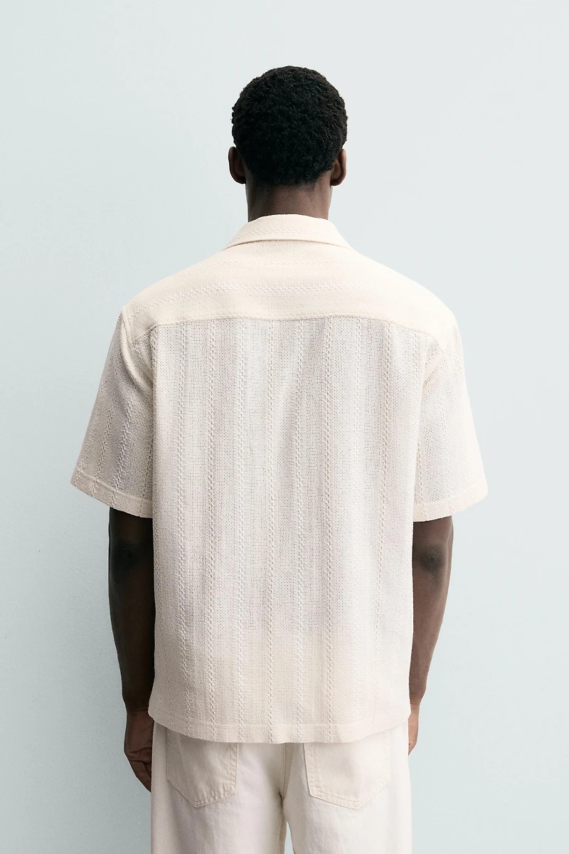 GEOMETRIC JACQUARD SHIRT