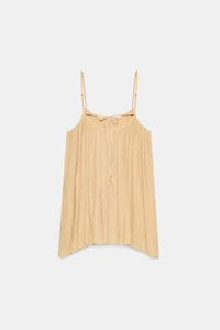 MINI TEXTURED VOLUMINOUS DRESS