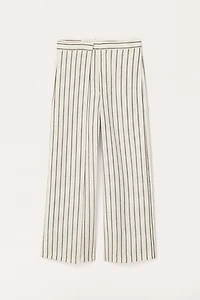 LIMITED EDITION STRIPED LINEN PANTS