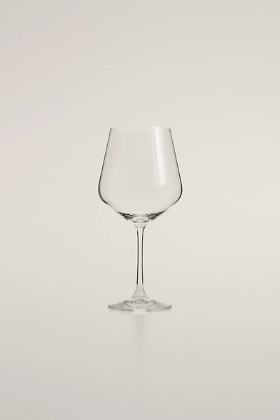LARGE BOHEMIA CRYSTAL GLASS