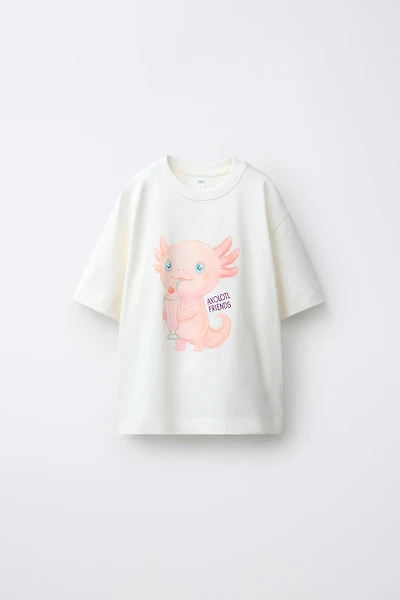 AXOLOTL PRINT T-SHIRT