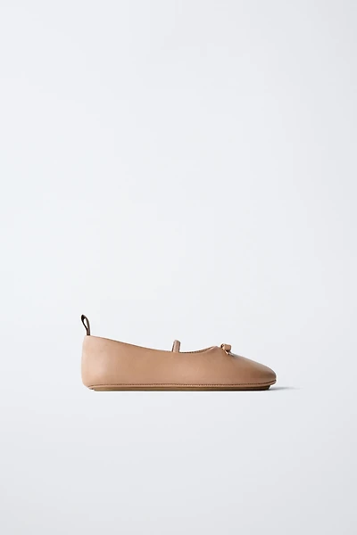 LEATHER BALLET FLATS LIMITED EDITION