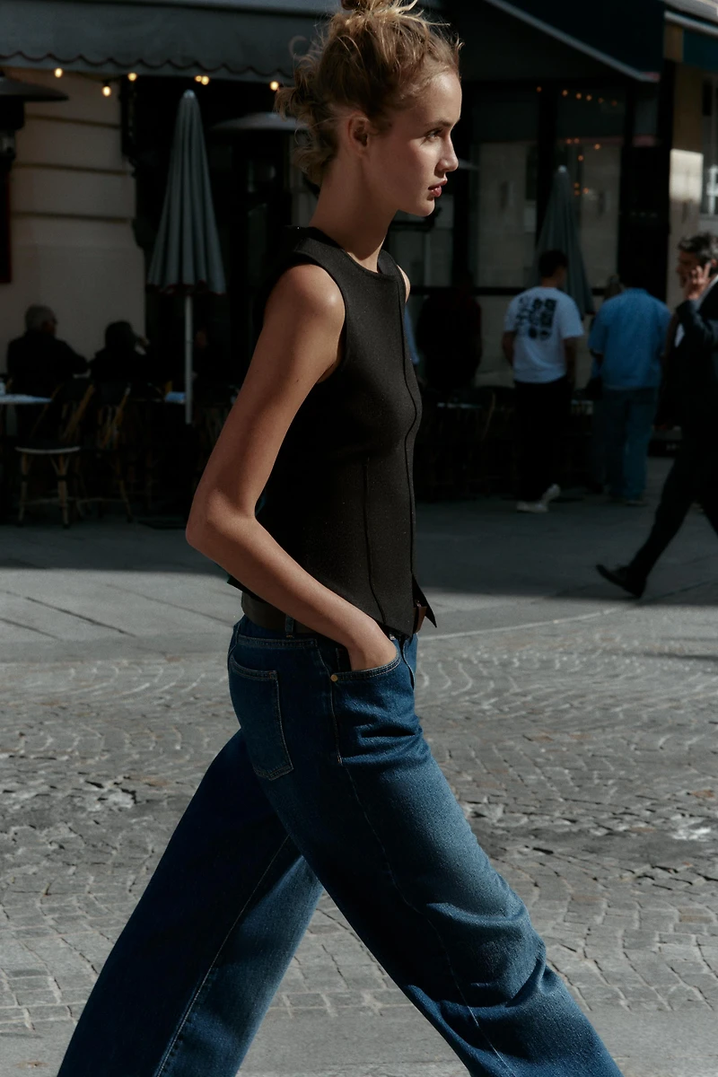 PEPLUM KNIT TOP