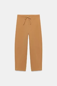 INTERLOCK TAPERED PANTS