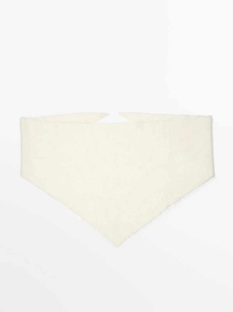 100% cashmere bandana