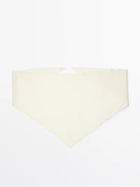 100% cashmere bandana