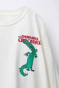 T-SHIRT IMPRIMÉ THE ENORMOUS CROCODILE ROALD DAHL ©