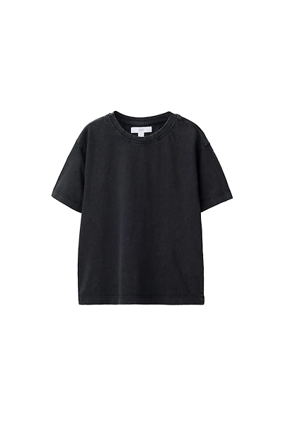 BASIC WASHED EFFECT T-SHIRT