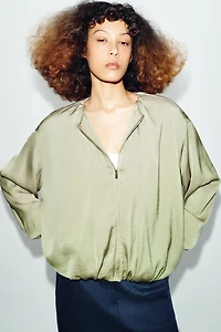 FLUID BALLOON BOMBER JACKET