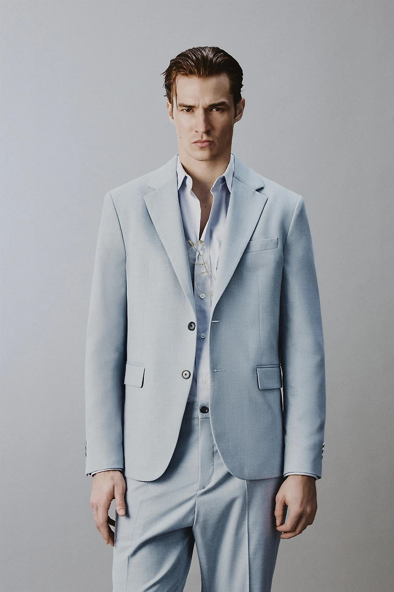 SLIM FIT SUIT BLAZER