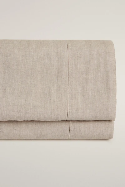 WASHED LINEN FLAT SHEET (160 GSM)