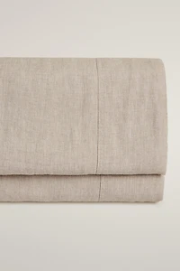WASHED LINEN FLAT SHEET (160 GSM)