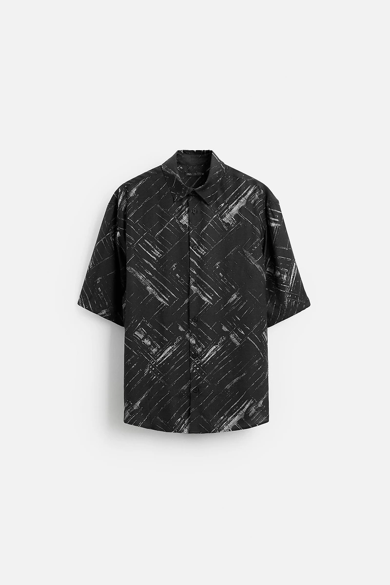 RELAXED FIT SATIN SHIRT