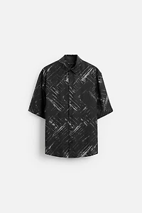 RELAXED FIT SATIN SHIRT