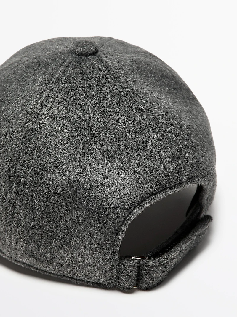 Wool blend cap