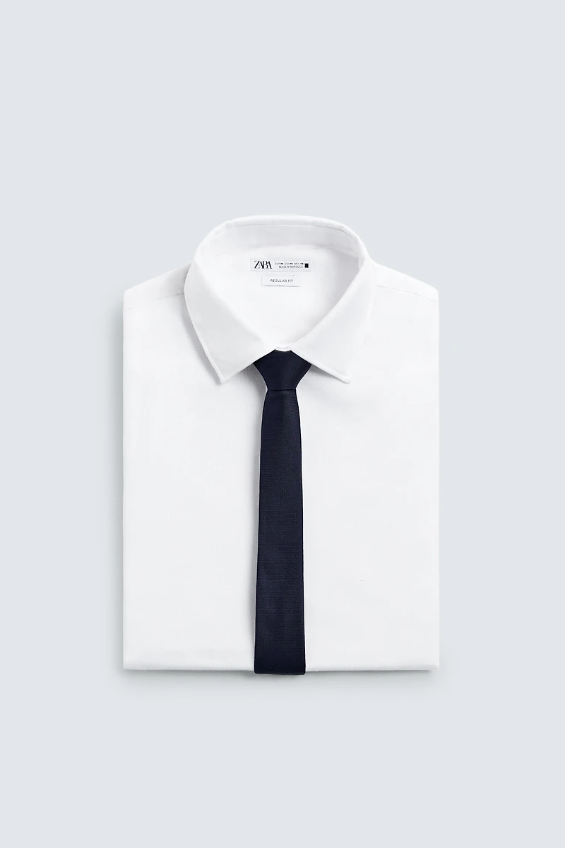 CRAVATE SLIM 100% SOIE
