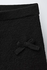 BOW KNIT SKIRT