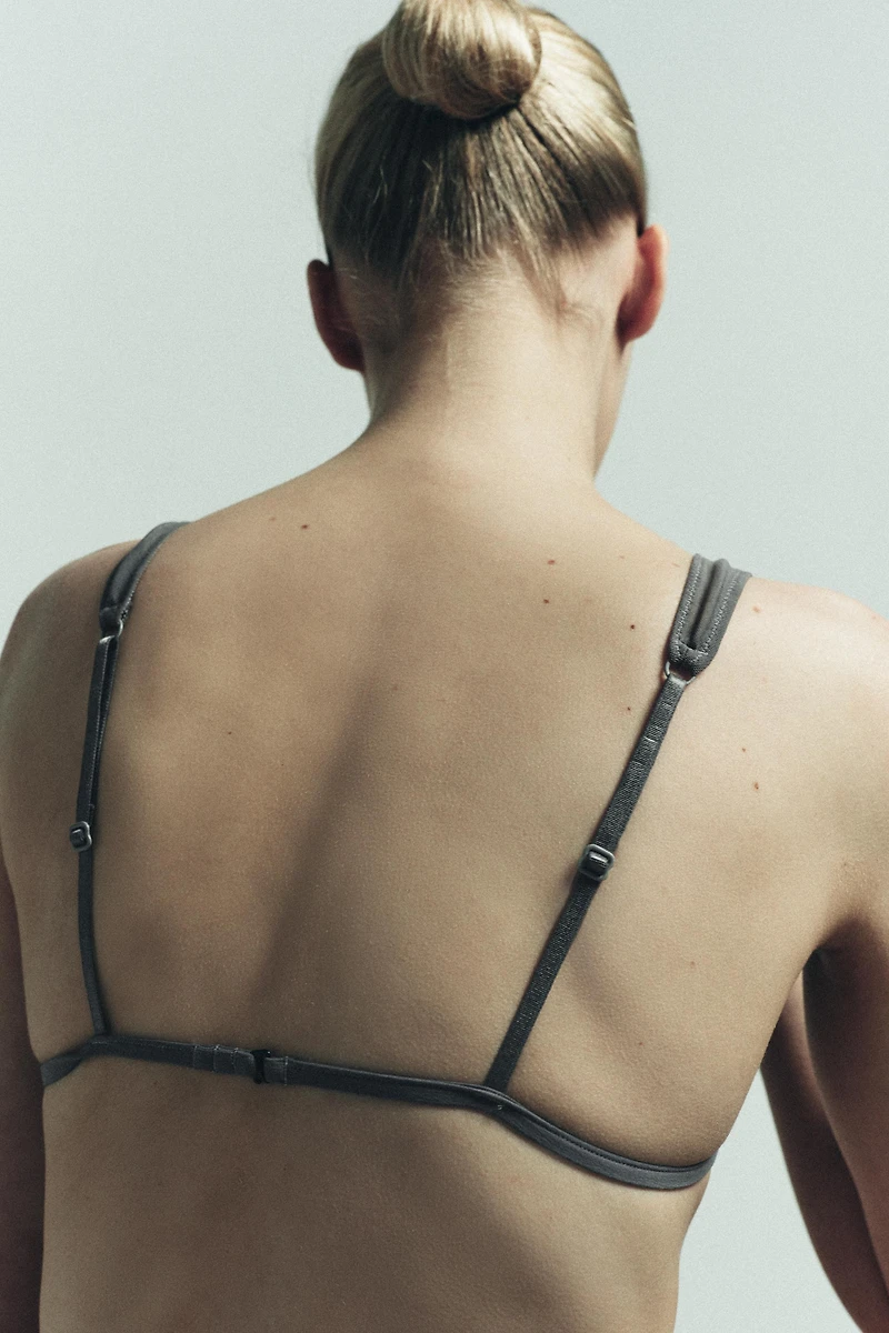 COMBINATION TULLE TRIANGLE BRA