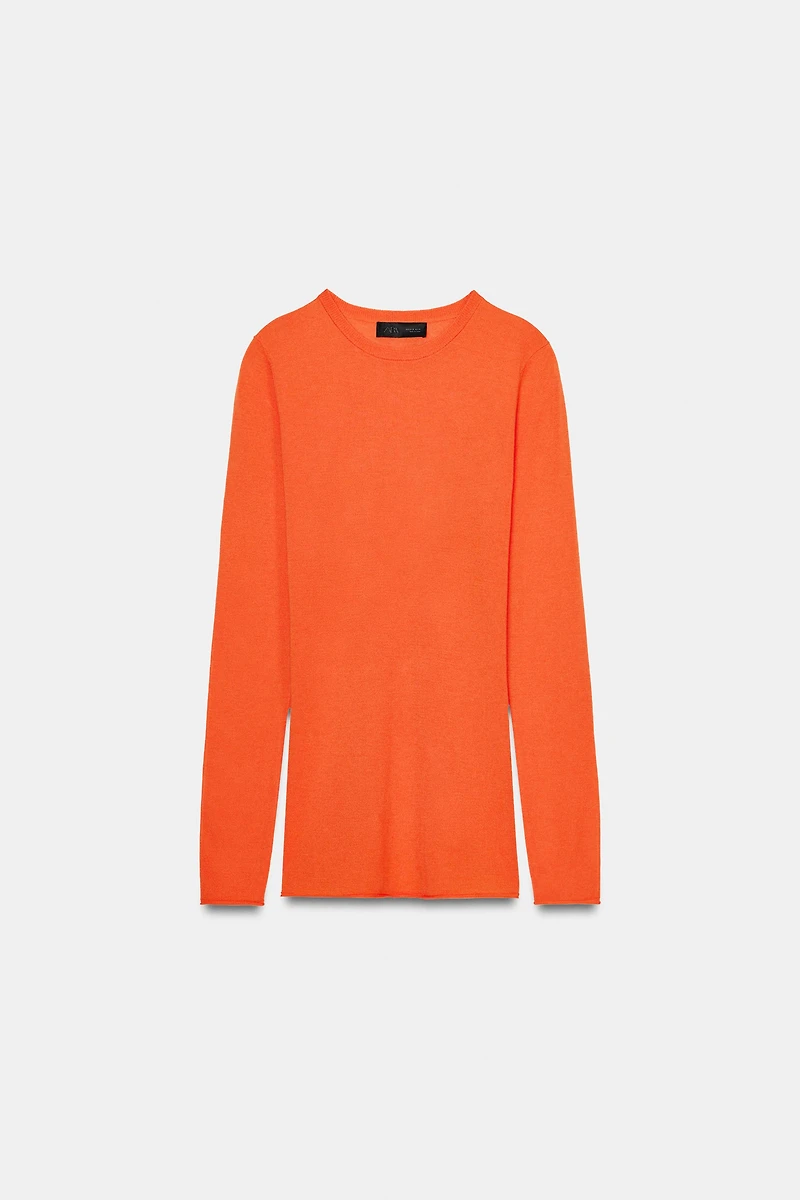 FINE KNIT WOOL JUMPER