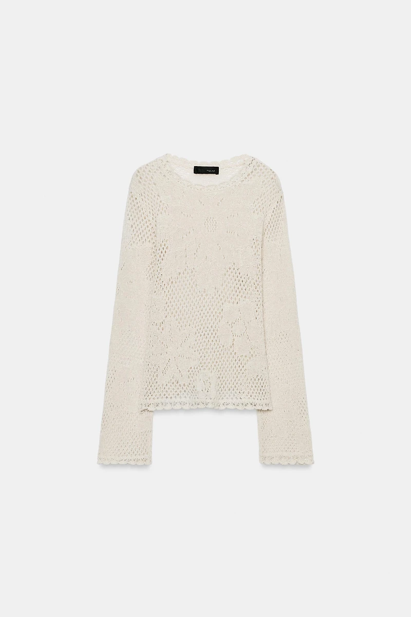 PULL EN MAILLE POINTELLE
