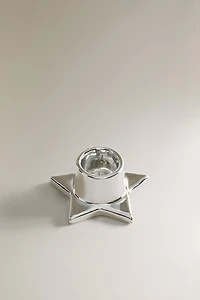 CHRISTMAS STAR MINI PORCELAIN TEALIGHT HOLDER
