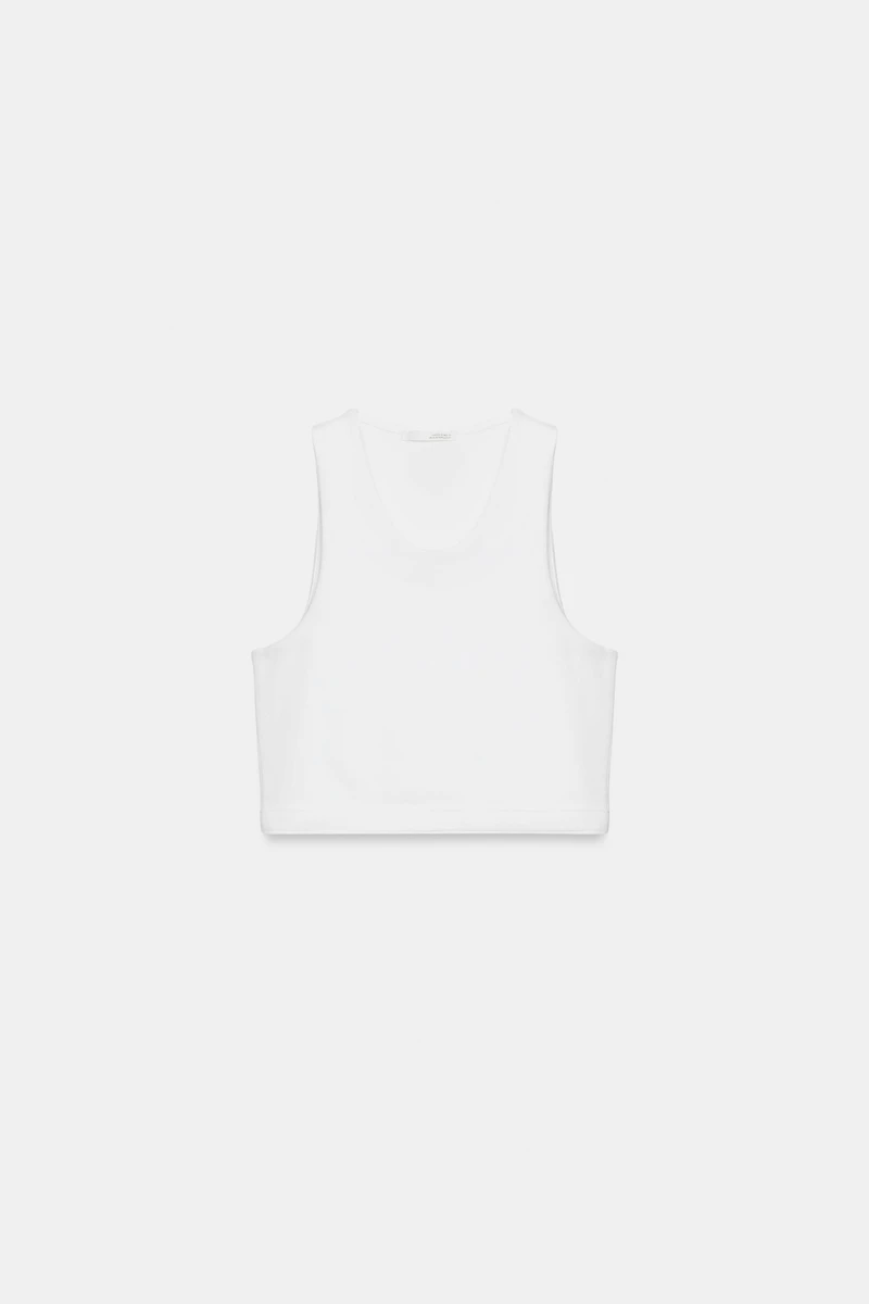 SLEEVELESS CROP TOP