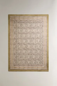 TAPIS COTON IMPRIMÉ BLOCK PRINT