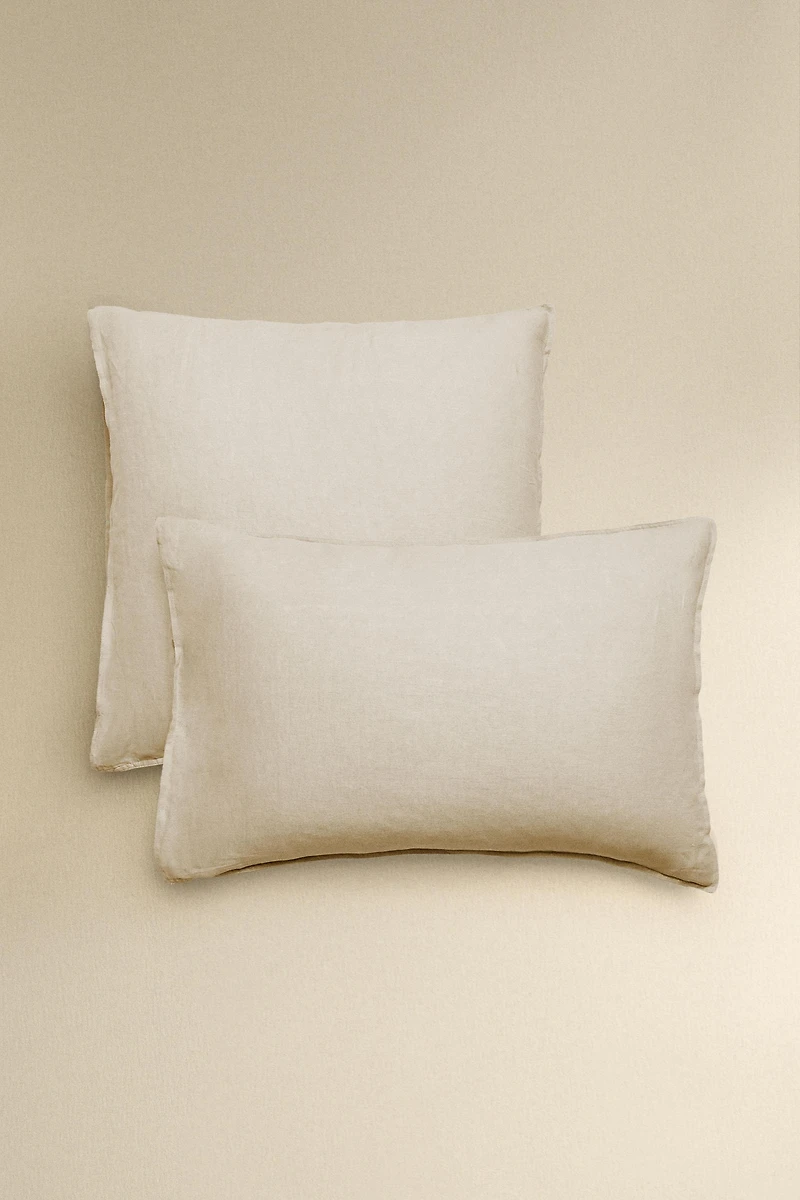 WASHED LINEN PILLOWCASE (140 GXM²)