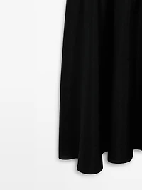 Long contrast dress