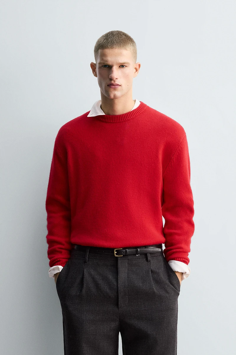 LIMITED EDITION WOOL - CASHMERE SWEATER