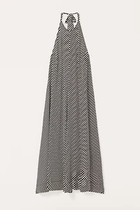 LIMITED EDITION STRIPED HALTER DRESS