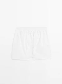 Plain 100% cotton boxers