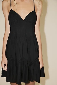 EMBROIDERED SHORT DRESS