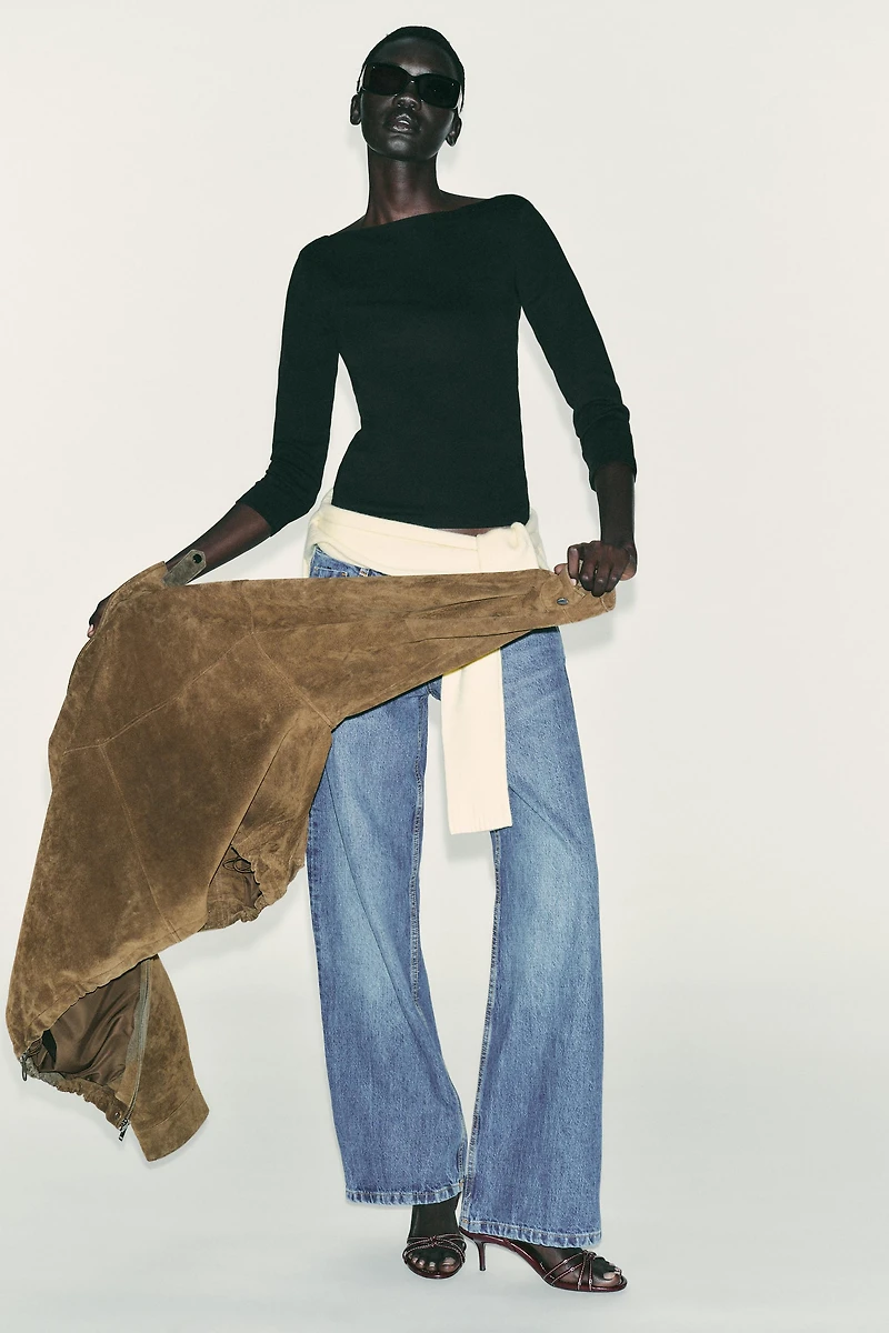 BOAT NECK T-SHIRT