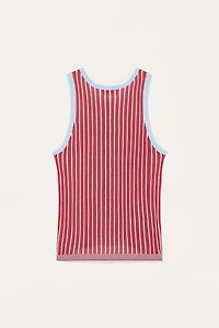 LIMITED EDITION STRIPED JACQUARD KNIT TANK