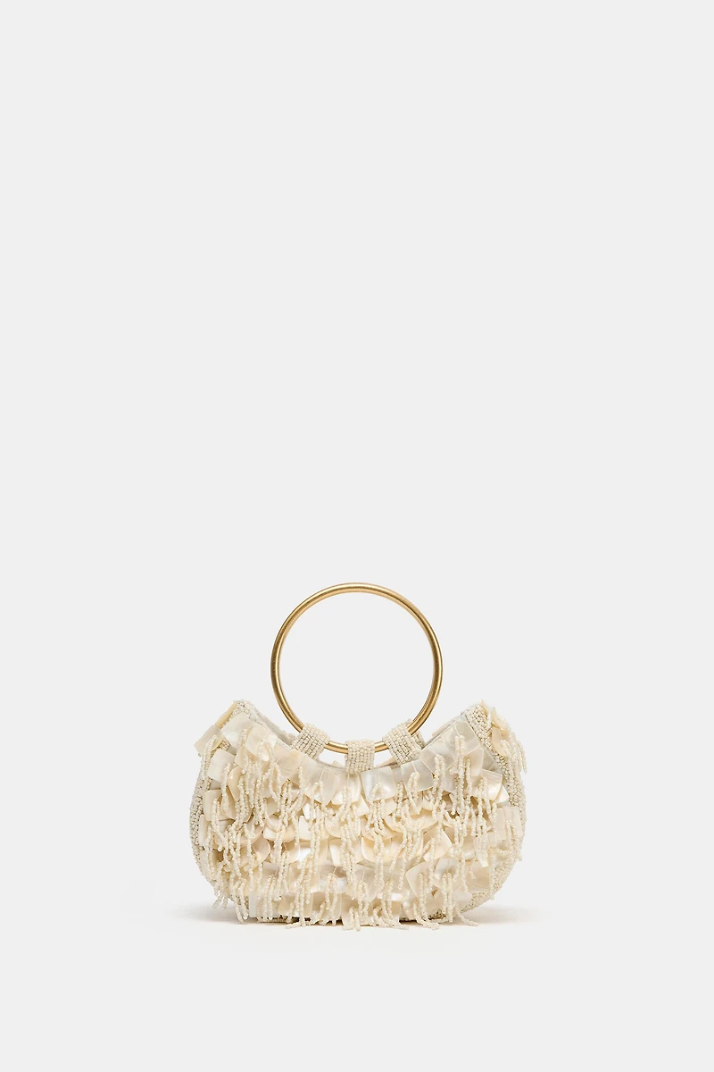 SAC À MAIN EFFET NACRÉ