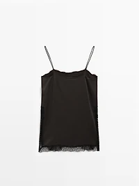 Camisole top with vent details