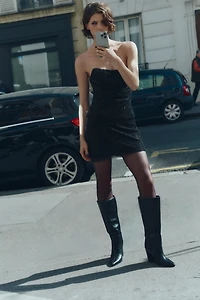 BEADED MESH TOP