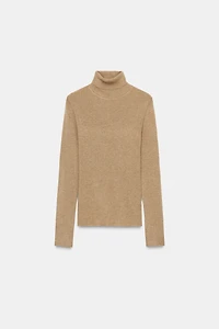 WOOL HIGH-NECK SWEATER