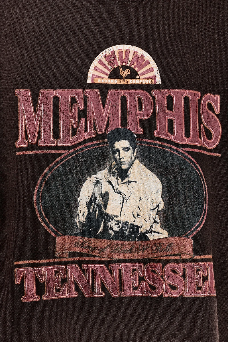 T-SHIRT ELVIS À MANCHES COURTES