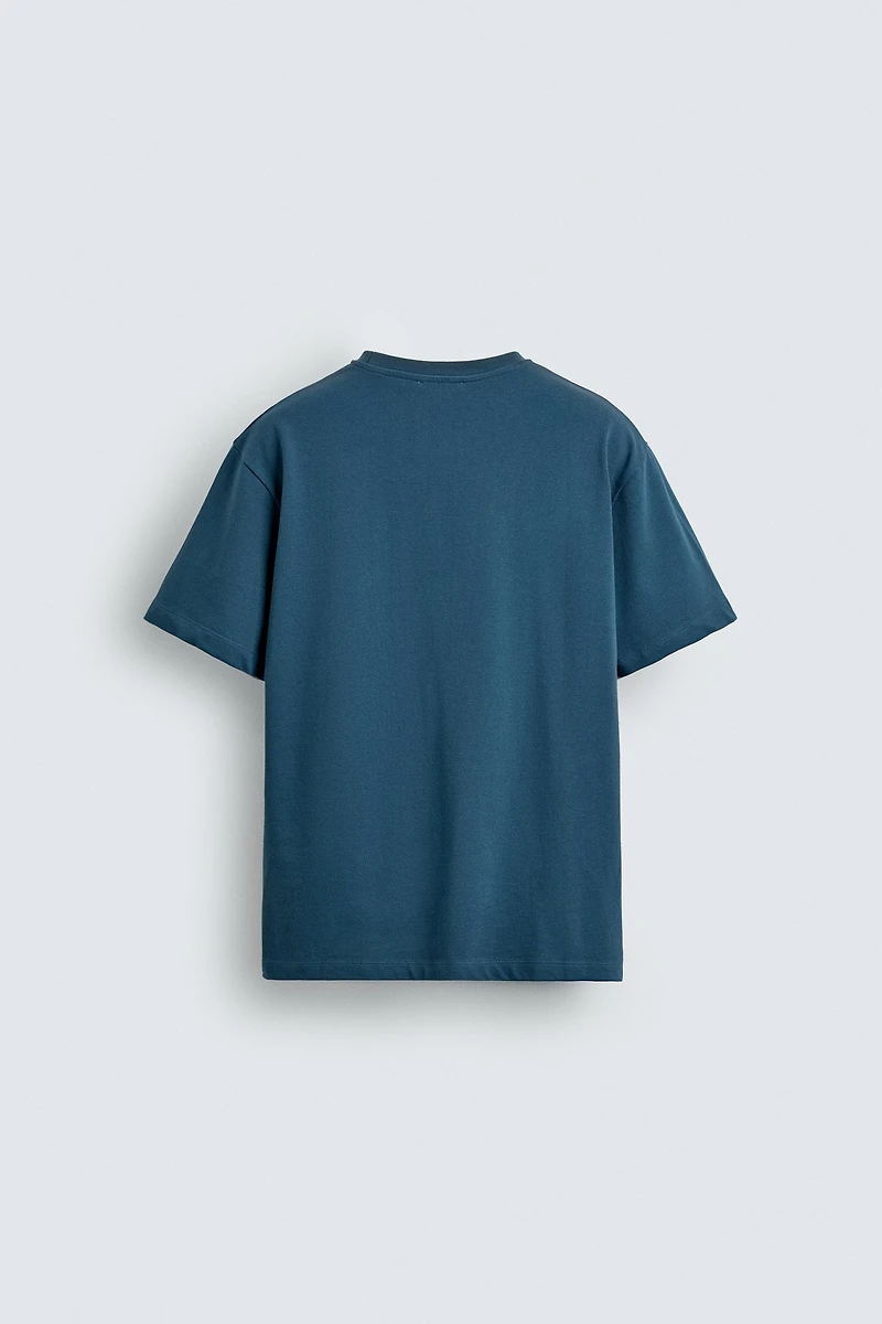 WASHED PRINT T-SHIRT