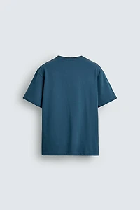 WASHED PRINT T-SHIRT