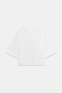 T-SHIRT ASYMÉTRIQUE BOUTON