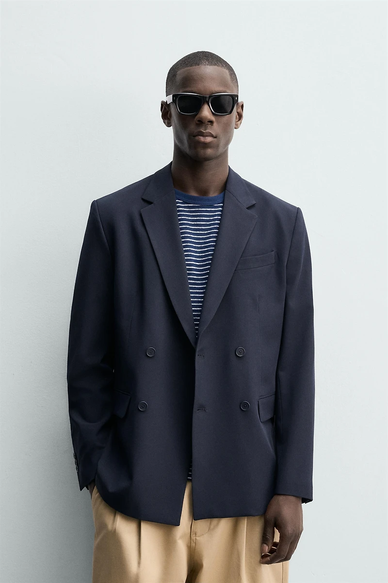 VESTE À BOUTONNAGE CROISÉ CONFORT