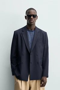 VESTE À BOUTONNAGE CROISÉ CONFORT