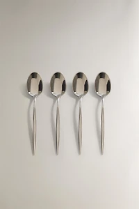LOT CUILLÈRES À CAFÉ MANCHE FIN (LOT DE 4)